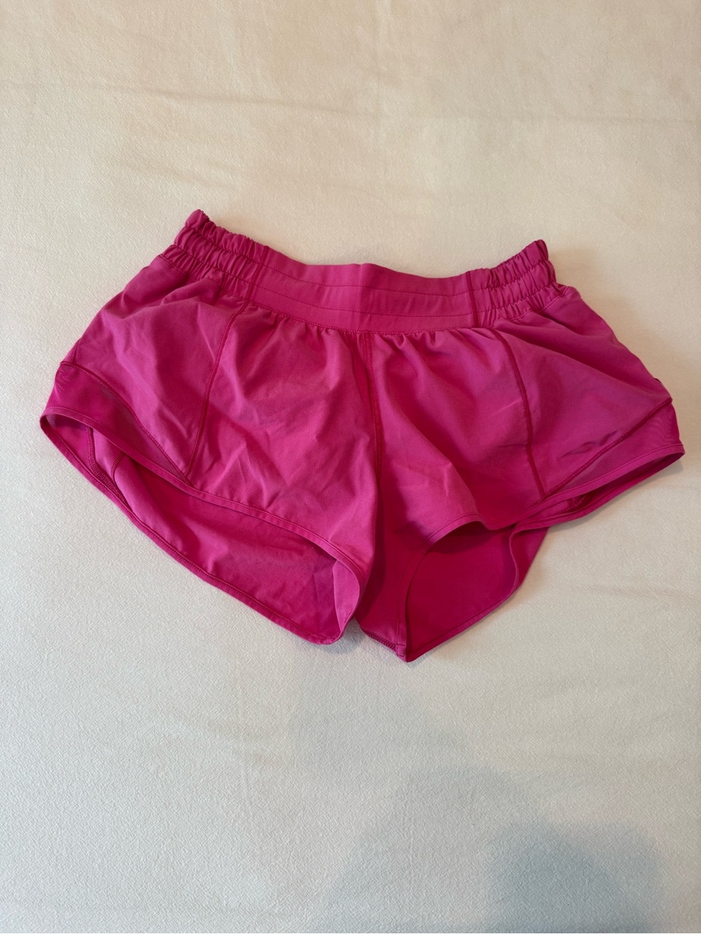 lululemon athletica Hotty Hot Lined Athletic Shorts - Bright Pink - Picture 2 of 5
